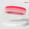 Muñequera y Diadema de Algodón con Degradado de Color, Diadema Deportiva para Hombres y Mujeres, Fitness, Running, Deportes, Yoga, Absorbente de Sudor, Antitranspirante