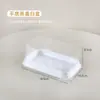 Papel separador para rollo de pastel Rollos suizos alrededor de papel de silicona Decorativo para el hogar Papel a prueba de grasa Papel de envolver cuadrado