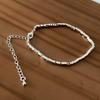 ¡Destello! Collar de dos perlas de plata rota de la Vía Láctea para mujer, cadena de clavícula con diseño de nicho, collar de alta calidad, primavera y verano, nuevo