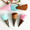 Directo de fábrica cono de simulación tubo crujiente arcilla ligera nieve lodo pegamento crema accesorios para juego DIY comida juguetes para jugar