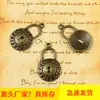 Fábrica de materiales para accesorios de joyería DIY al por mayor 21*13 mm aleación candado de amor accesorios de bronce antiguo