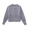 Diseñado Especialmente para Ropa de Mujer Transfronteriza Europea y Americana Primavera Nueva Chaqueta Bomber de Punto con Cremallera Chaqueta Suéter