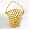 Cesta tejida de bambú hecha a mano Cesta para Zongzi Cesta para batatas Cesta de embalaje para huevos locales Cesta para recolectar lichis, nísperos, ciruelas Otra