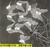 Decoración de techo para bodas, lámpara de araña de acrílico transparente con forma de gota de agua, accesorios para la decoración de la escena de la boda, luces decorativas, cadena de luces LED