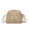 Bolso Cruzado de Tela Oxford para Mujer Bolso de Hombro Único Impermeable de Nylon con Múltiples Compartimentos Bolso de Tela de Nylon Versátil Billetera para Monedas Bolso de Hombro para Viaje
