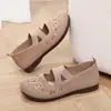 Suporta Personalização de Sapatos Casuais para Mães de Meia-Idade e Idosas, Sapatos de Tecido Old Beijing, Sapatos de Tecido Fly-Knit de Cano Baixo, Sapatos de Malha Confortáveis de Comércio Exterior