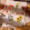 Marcador Metálico Simple de Flor Hueca Regalo Navideño para Estudiantes de Primaria y Secundaria, Papelería Souvenir Infantil