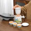 Caneca de Cerâmica Panda Separação de Água e Chá Xícara de Chá Caneca de Escritório Presente Empresarial Conjunto de Chá Copo de Água Conjunto de Três Peças