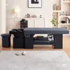 Cama de champú con circulación de agua para terapia capilar de moda con tratamiento de vapor para salones de peluquería, salones de belleza y masaje de reclinación total y tratamientos de agua de estilo tailandés