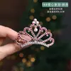 Tiara Coroa Infantil Princesa Presilha Menina Grampo de Cabelo Acessórios de Cabelo Presilha de Cabelo Strass Coroa de Aniversário Menina