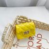 Bolsa de gelatina para niños 2021, con perlas, portátil, de hombro, cruzada, con cadena de diamantes, bolsa de playa tipo caramelo, bandolera para niñas