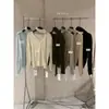 Cardigã de Tricô Verde Limão com Chá Verde 2026 Outono Estilo Coreano Feminino Texturizado Plissado Versátil Emagrecedor Decote V (com Fita)