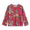 Ropa de tela floral grande del noreste bata de mañana para dama de honor fiesta de mejor amigo outfit para hermanos conjunto para actuación escolar fiesta