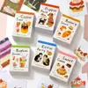Libro de Pegatinas Xinmo Doudou: Galletas Dulce Vida - Set de Pegatinas de Diario y Notas Estilo Vintage Material Papel