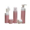 Botella de Mousse Rosa 100ml120ml150ml Limpiador Facial Desinfectante de Manos Botella Espumosa Botellas Portátiles PET