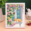 Explosiones, gato pintura de diamantes niños hecho a mano diy pasta de diamantes pintura de fábrica directa pintura decorativa transfronteriza comercio exterior