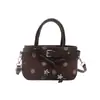 2026 Bolsos de Moda de Lunares para Principios de Otoño Bolso de Hombro Cruzado Versátil Bolso de Gran Capacidad Casual para el Trabajo