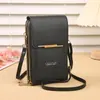 Bolsa de Celular com Tela Sensível ao Toque para Mulheres, Bolsa Transversal Pequena Popular de 2025 para Levar um Celular, Carteira da Moda, Estilo Vertical
