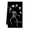 Paño de cocina bestseller transfronterizo para Halloween con estampado de calabaza y fantasma, paño de cocina con ambiente festivo de Halloween, toalla de mano