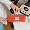 34223 ins Estilo Novo Bolsa de Lápis Macaron Bolsa de Maquiagem Pequena Bolsa de Armazenamento Portátil Bolsa de Lápis Portátil Necessaire