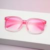 Moda de gafas de sol nuevas 2025 generosas simples y cómodas gafas de sol anti-ultravioleta caja moderna gafas de sol coreanas