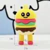 Chaveiro Criativo Simulação Hambúrguer Batata Frita Pingente de Boneca Brinquedo de Comida Simulação Chaveiro Brinquedo Hot Dog Chaveiro Presente