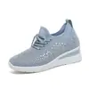 Zapatos de Papá de Punto con Diamantes Completos de Nuevo Estilo para Mujer, Zapatos para Caminar de Suela Suave con Cuña para Aumentar la Altura, Zapatos Slip-On Transpirables Brillantes con Diamantes de Moda
