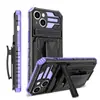 Funda Protectora Anticaídas para iPhone 16 Pro Max Transfronteriza Apple 7 King Kong Clip Trasero Funda Multifuncional para Teléfono