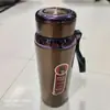 Hervidor deportivo de acero inoxidable 316 para exteriores con cuerda, portátil, para coche, con forma de estrella, taza térmica al vacío de gran capacidad