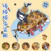 Serie de Pegatinas de Paisajismo Estéreo Microscópico 3D Dibujos Animados Lindos Versión Q Tienda Rompecabezas DIY Pegatinas Impermeables Transfronterizas Venta al por Mayor