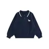 Suéter Infantil Wuli Bu Yi 2026 Outono Estilo College Camisa Polo Confortável Amigo da Pele Fácil de Vestir Durável e Atraente Top Infantil