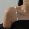 Alças de Strass para Lingerie Ajustáveis Corrente de Ombro Sexy Simples Corrente de Ombro para Vestido de Noiva Texto Universal Alça de Peito Corrente de Ombro