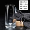 Jarra de Vidrio para Vino Blanco Dispensador de Vino Sin Plomo Escala Jarra Decantadora de Vino Transparente Petaca Pequeña Vidrio Doméstico Shihua