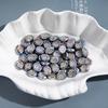 Plata Antigua Gris Perforada Luna Fría Galvanizada Agujero Recto Cuentas Sueltas Cuentas Checas DIY Cadena para Teléfono