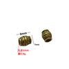 Bronze Antigo Estilo Retro Bead Balde Bead Straight Straight Tube Acessórios DIY Beaded Colar Pulseira Jóias Acessórios Material