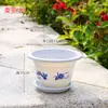 Maceta redonda de plástico de alta calidad para plantas verdes, grande, extragrande, engrosada, para balcón, maceta para suculentas, plato