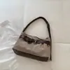 Bolsa de Ombro Suede Casual Retrô 2026 Novo Modelo Bolsa Transversal Simples Grande Capacidade Bolsa Tote para o Dia a Dia