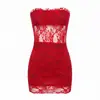 Lingerie sexy plus size, pijamas divertidos e interessantes, saia bodycon de renda vazada estilo abstinência qqny para garotas ousadas