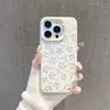 Capa Protetora com Janela Grande e Texto de Sorte em Relevo para iPhone 17 Pro Max, Simples e Divertida