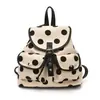 Exquisito y Moderno Mochila de Mujer de Nicho Modelo Nuevo 2026 Mochila Versátil de Lunares para Viajes y Uso Diario