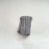 Bufanda tejida de punto trenzado color caramelo estilo coreano otoño e invierno cálida para bebé forma cóncava bufanda para niños y niñas cuello de lana
