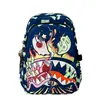 Mochila Pronta para Uso Transfronteiriço do Fabricante com Estampa Completa de Tubarão para Alunos do Ensino Fundamental e Médio e Crianças com Redução de Carga Mochila Personalizada de Grande Capacidade