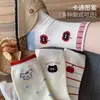 Calcetines de cachorrito lindos de dibujos animados para mujer, estilo fino de verano, adecuados para combinar con zapatos Birkenstock, calcetines de media pantorrilla estilo universitario, calcetines holgados estilo coreano