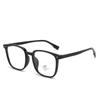Lentes anti luz azul al por mayor montura negra sin maquillaje artefacto fotosensible decoloración miopía lentes para mujer montura de ojo plano para hombre