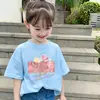 2026 Nueva Ropa de Verano para Niños Tops de Princesa Ropa Elegante para Bebés Camisetas de Manga Corta Finas de Verano para Niñas
