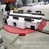 Carrinho de Transporte Inteligente com Troca de Trilhos, Mesa Giratória Rotativa para Peças de Trabalho, Carrinho Elétrico de Plataforma Tipo Naveta, Veículo Elétrico de Plataforma