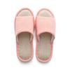 Pantuflas comercio electrónico transfronterizo Amazon hogar interior simple a rayas pareja tpr piso algodón pantuflas para invierno hogar de mujer