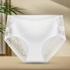 Calcinhas de Renda Acetinada de Malha Sem Costura, Femininas e Interessantes Levanta Bumbum, Tamanho Grande Respirável Cintura Média Cobre Quadril Cuecas Tricotadas