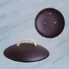 Colección de Tapas Negra y Marrón, Tapa Universal para Olla de Cerámica Negra de Arena Morada, Accesorios de Tapa para Cazuela Olla Eléctrica de Cocción Lenta Resistente a Altas Temperaturas