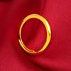 Pulsera Redonda Brillante Anillo Abierto Vietnam Peludo Anillo Brillante para Mujer